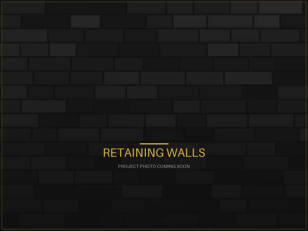 Retaining Walls project in Kingston, Ontario